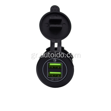 12V/24V γρήγορη φόρτιση QC 3.0 4.2A Φορτιστής USB